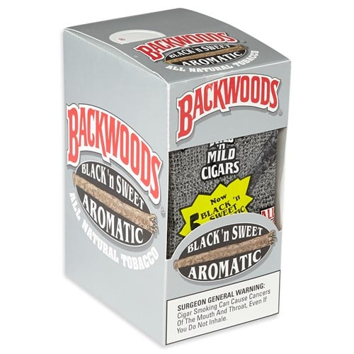 Backwoods Black & Sweet Natural Cigarillo Sweet (Cigarillos) (4.5"x32) PACK (40)