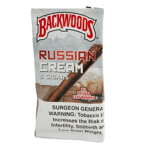 Backwoods Russian Cream Natural Cigarillos (4.5"x32) Pack of 40