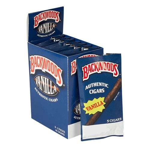 Backwoods Vanilla Cigarillos (4.5"x32) Box of 40