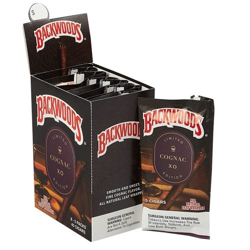 Backwoods Cognac XO (Cigarillos) (4.5"x32) Box of 40