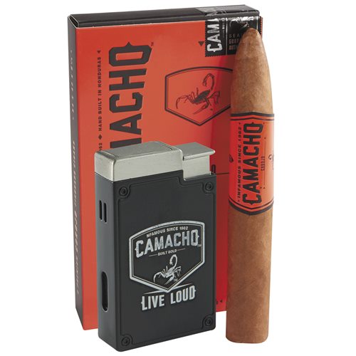 Camacho Figurado 4pk + Lighter Combo  4 Cigars