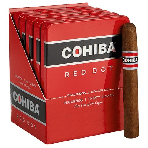 Cohiba Red Dot Pequenos Cameroon (Cigarillos) (4.2"x34) Pack of 30