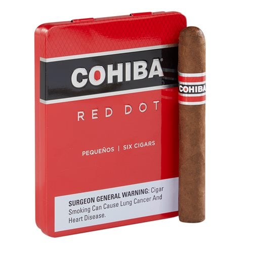 Cohiba Red Dot Pequenos Cameroon (Cigarillos) (4.2"x34) Pack of 6
