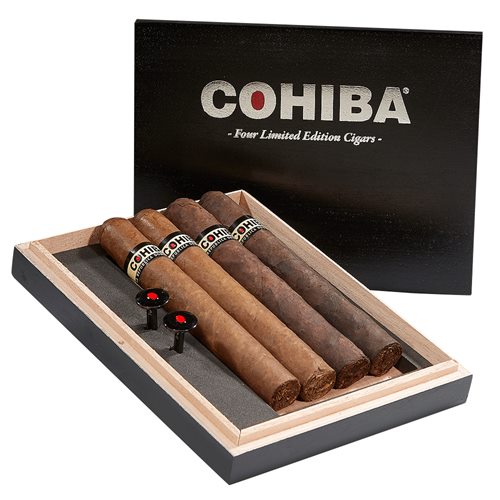 Cohiba Limited Edition Cufflinks Gift Set  4 Cigars