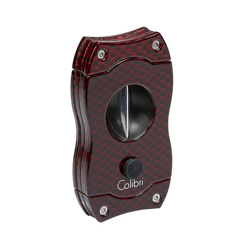 Colibri Carbon Fiber Red V-Cut Cutter 