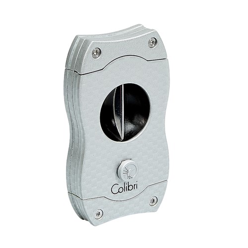 Colibri Carbon Fiber Silver V-Cut Cutter 