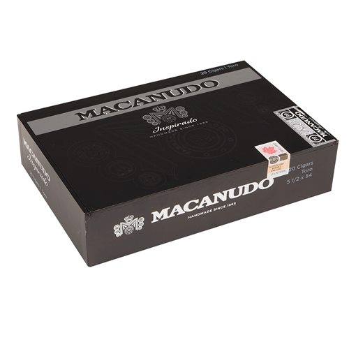 Macanudo Inspirado Black Toro (5.5"x54) Box of 20