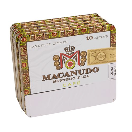 Macanudo Cafe Ascots (Cigarillos) (4.2"x32) Box of 50