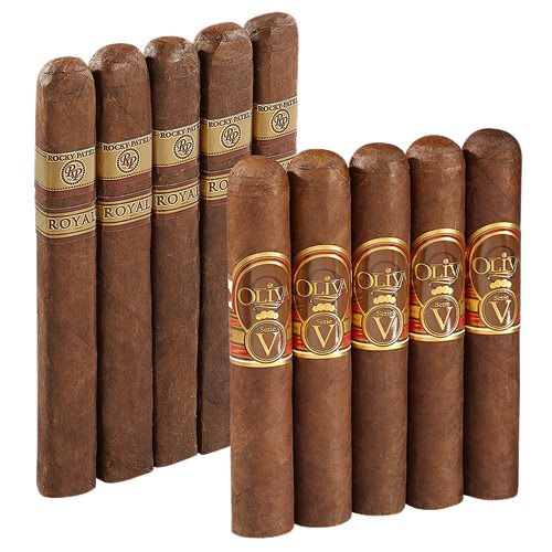 Oliva & Rocky Patel 94+ Rated Double Down  SAMPLER (10)