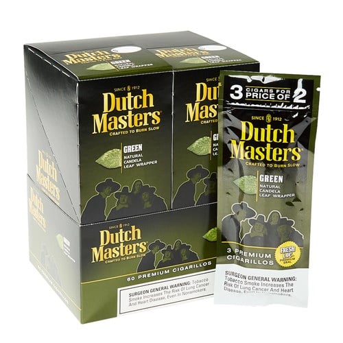 Dutch Masters Cigarillos - Green (4.7"x28) BOX (60)
