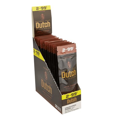 Dutch Masters Dutch Java Fusion Cigarillo Maduro 2-Fer (Cigarillos) (4.7"x28) PACK (120)