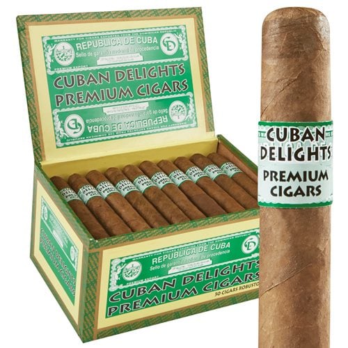 Cuban Delights Robusto Sumatra (5.0"x50) Box of 50