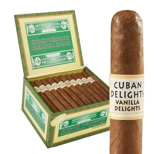 Cuban Delights Flavors Corona Natural Vanilla (5.5"x42) Box of 50