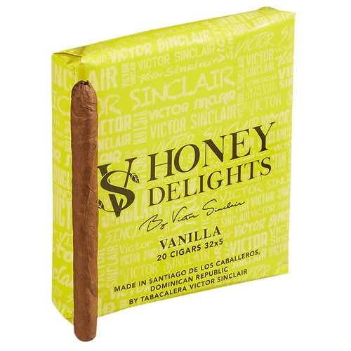 Honey Delights Cigarillo Vanilla (Cigarillos) (5.0"x32) Pack of 20