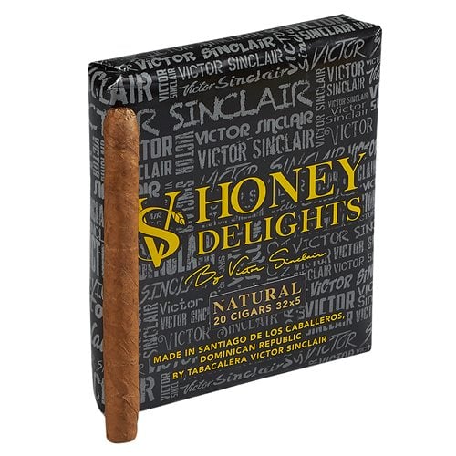 Honey Delights Cigarillo Natural (Cigarillos) (5.0"x32) Pack of 20