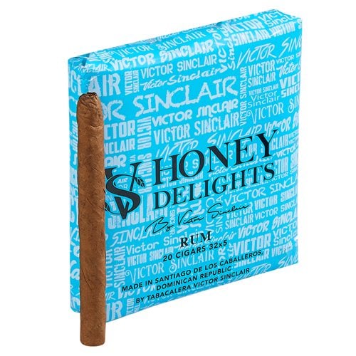 Honey Delights Cigarillo Rum (Cigarillos) (5.0"x32) Pack of 20