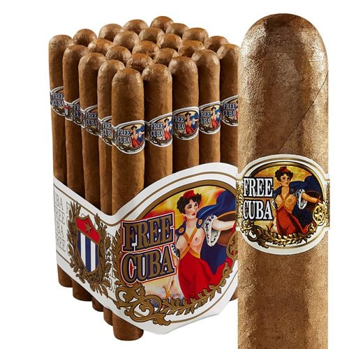 Free Cuba Churchill Connecticut (7.2"x50) Pack of 25