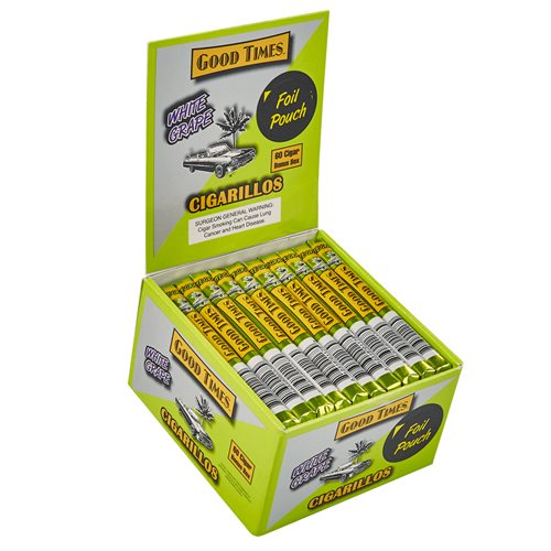 Good Times Mini Cigarillo White Grape (Cigarillos) (4.2"x27) BOX (60)