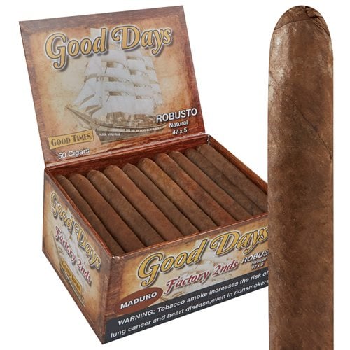 Good Days Factory Rejects Robusto Maduro (5.0"x47) Box of 50