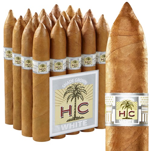 HC Series White Shade Grown Belicoso Cigars