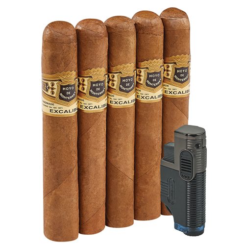Hoyo Excalibur & Lighter Combo  5 Cigars