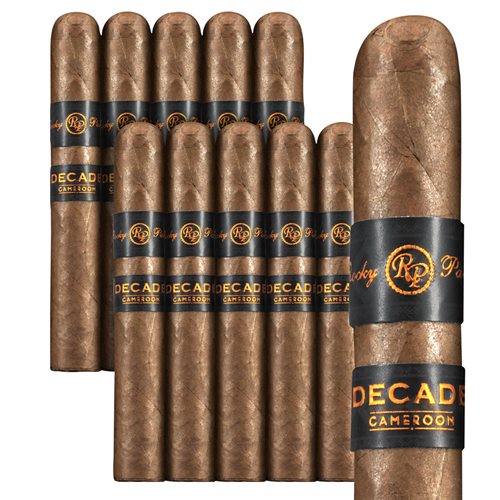 Rocky Patel Decade Robusto Cameroon 10 Pack (5.0"x50) PACK (10)