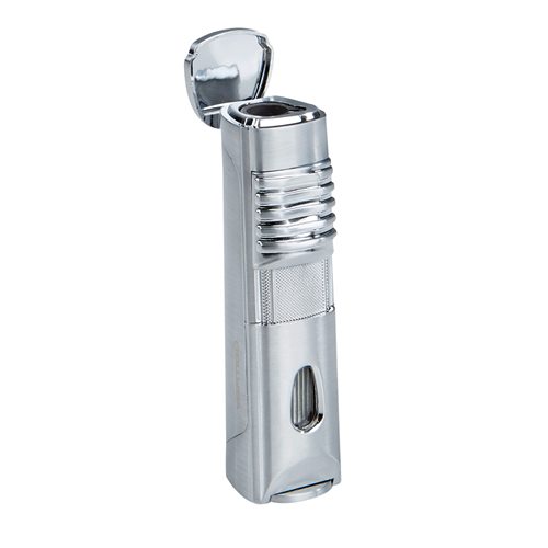 Javelin Torch Flame Punch Lighter Silver