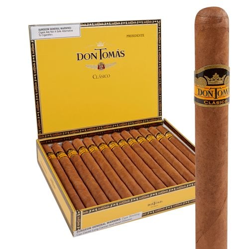 Don Tomas Clasico Presidente Natural Churchill (7.5"x50) Box of 25
