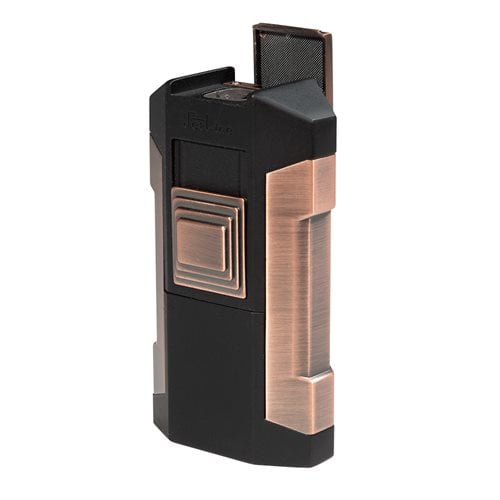 Jetline Avalanche Quad Flame Lighter Black & Copper  Blk/Copper
