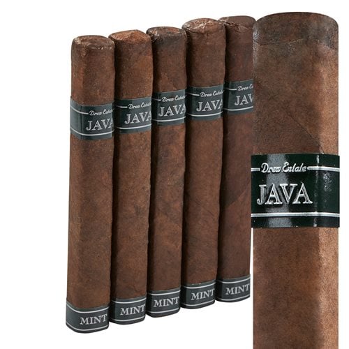 Java By Drew Estate Mint Short Robusto Maduro Mint (5.5"x50) Pack of 5