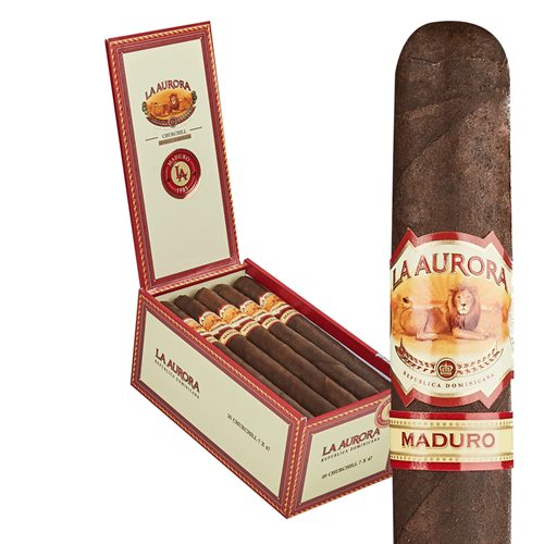 La Aurora 1985 Maduro Churchill Cigars