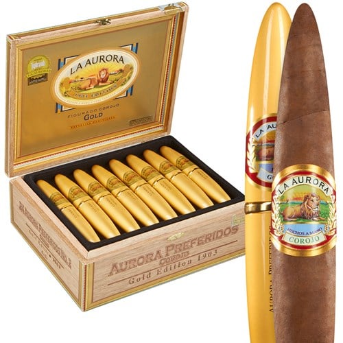 La Aurora Preferidos Gold (No. 2 Tubos) Cigars