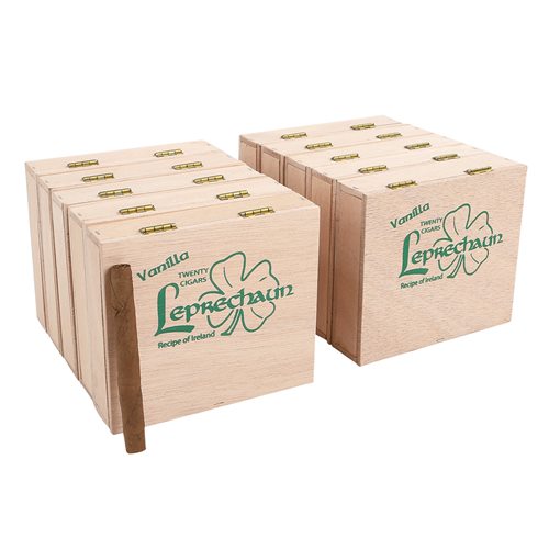Leprechaun Mini Cigarillo Vanilla 2-Fer (Cigarillos) (3.1"x23) BOX (200)