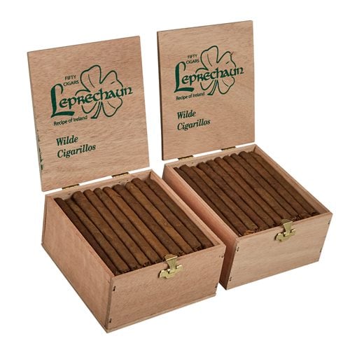 Leprechaun Wilde Cigarillo Natural 2-Fer (Cigarillos) (4.0"x23) Box of 100