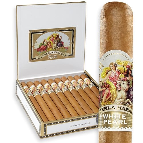 La Perla Habana White Pearl Churchill Extra Cigars
