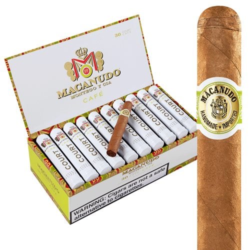 Macanudo Cafe Court Tube Connecticut (Cigarillos) (4.2"x36) Box of 30