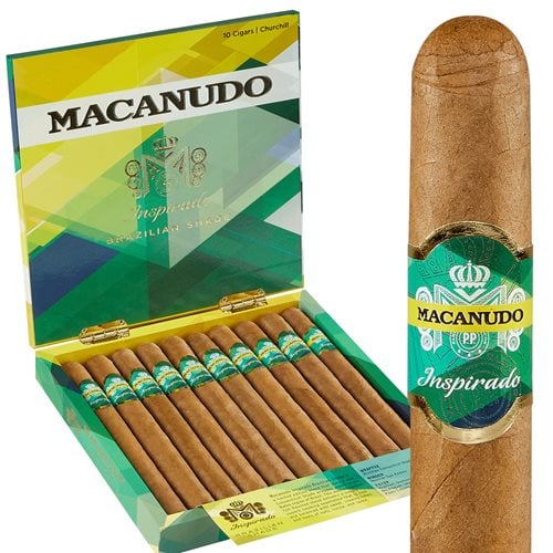 Macanudo Inspirado Brazilian Shade Churchill (7.0"x48) Box of 10
