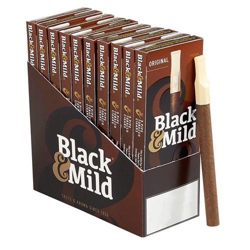 Black & Mild Cigarillo Natural (Cigarillos) (5.0"x30) PACK (50)
