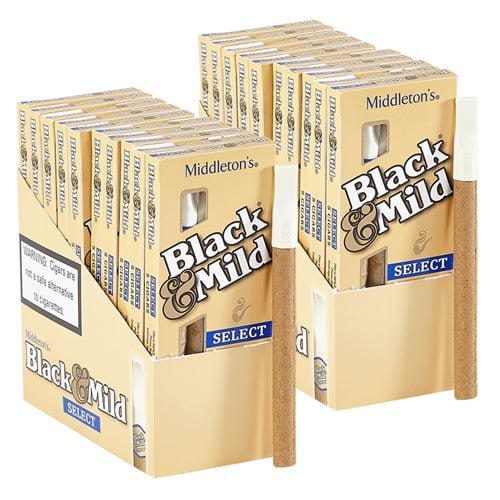 Black & Mild Select Cigarillo Natural 2-Fer (Cigarillos) (5.0"x30) PACK (100)