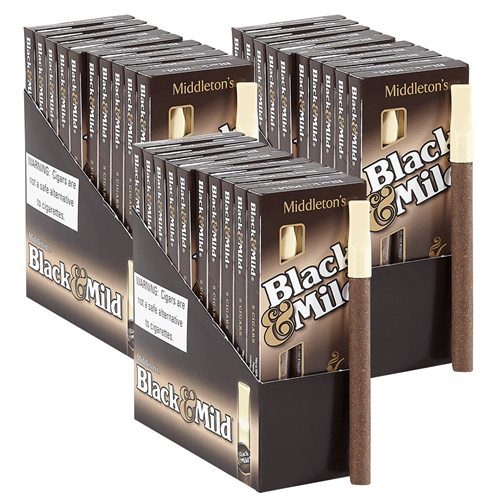 Black & Mild Plastic Tip Cigarillos 3-Fer | Thompson Cigar