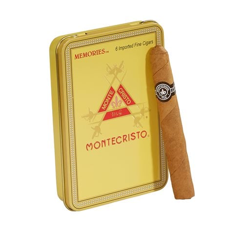 Montecristo Memories Cigarillos Natural (4.0"x33) Pack of 6