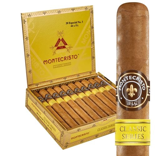 Montecristo Classic Especial No.3 Connecticut (Corona) (5.5"x44) Box of 20