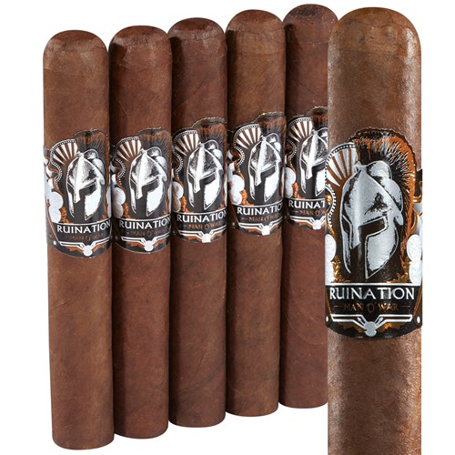 Man O' War Ruination Robusto No. 1 5 Pack Fever (5.5"x54) Pack of 5