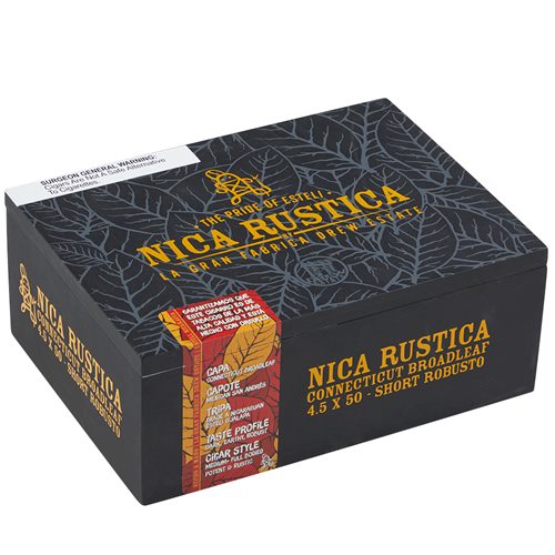 Nica Rustica by Drew Estate Short Robusto (4.5"x50) Box of 25