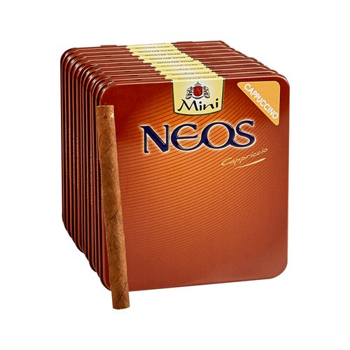 Neos Cappuccino Natural Mini Cigarillo (Cigarillos) (3.5"x20) PACK (100)
