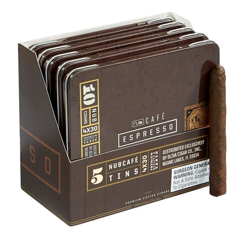 Nub Nuance Triple Roast Cigarillo 5 Tin Pack (Cigarillos) (4.0"x30) Pack of 50