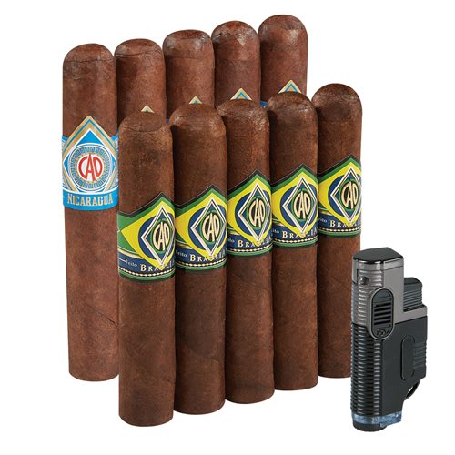 CAO 10-Cigar + Lighter Combo  10 Cigars