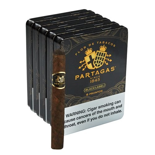 Partagas Black Label Pronto Sun Grown (Cigarillos) (4.2"x36) Pack of 30