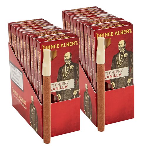 Prince Albert Cherry Vanilla Cigarillo 2-Fer (Cigarillos) (5.0"x30) PACK (100)