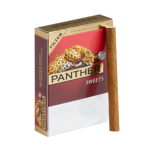 Panther Filtered Cigarillos - Sweets (3.1"x20) Pack of 14
